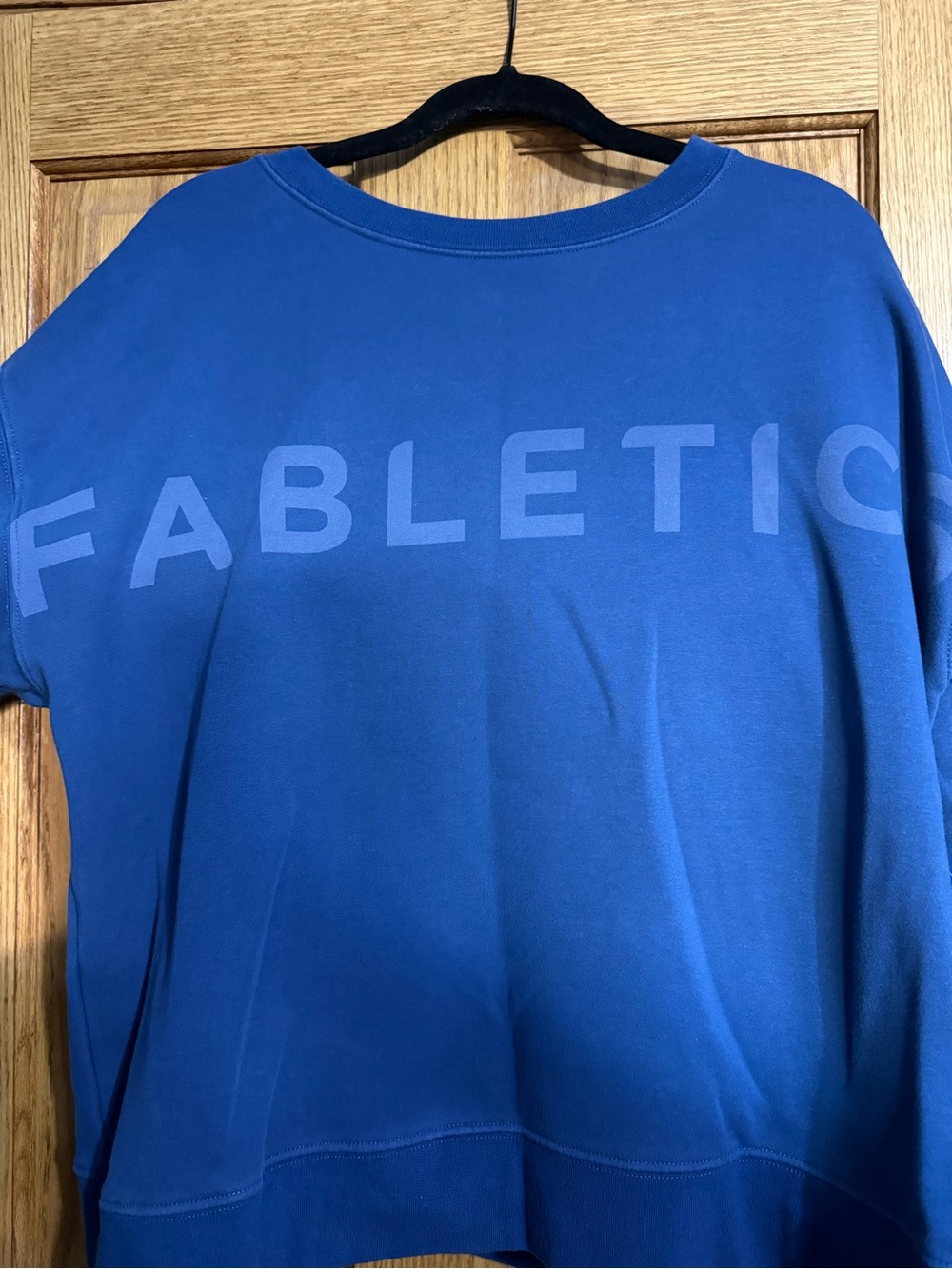 Fabletics Women's Royal Blue Logo Pullover Sweatshirt